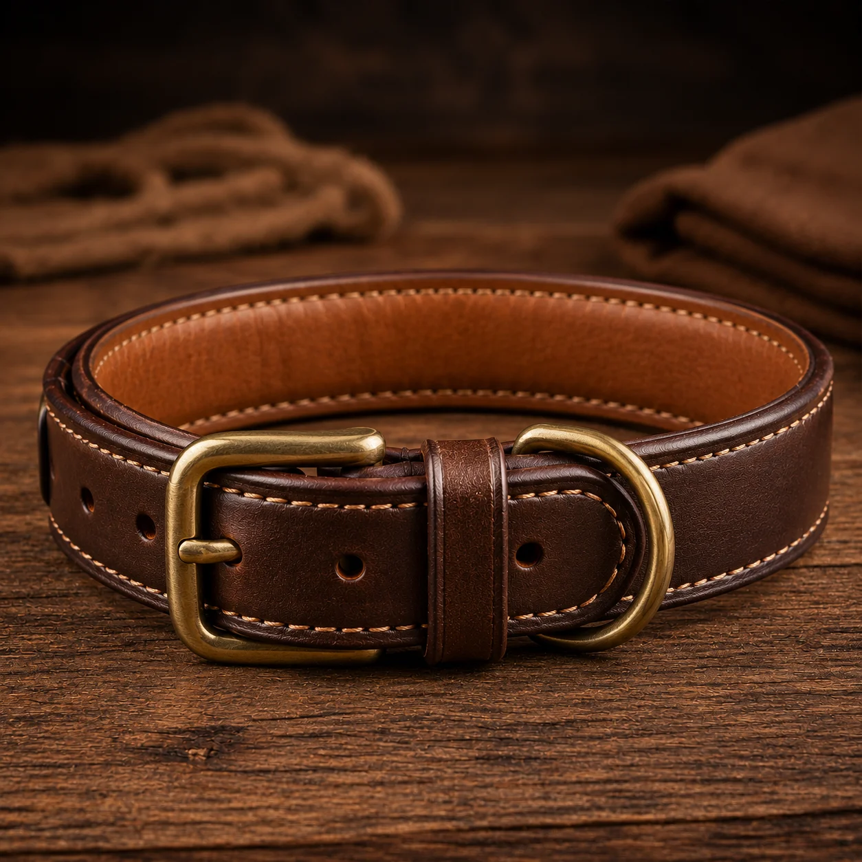 Premium Leather Collar